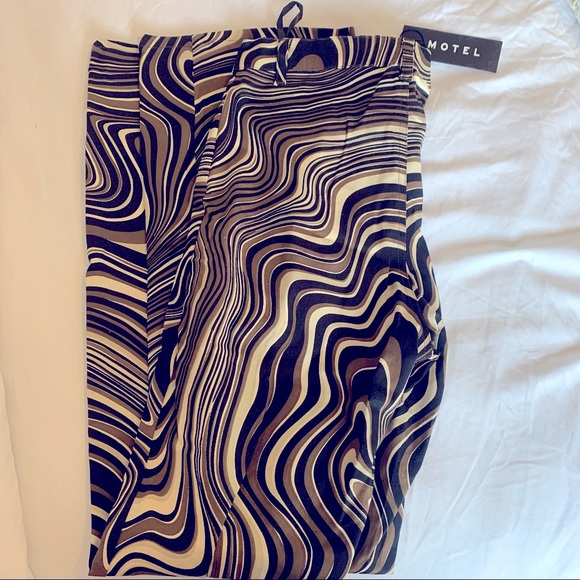 Motel Zoven trousers 70s ripple print - Picture 4 of 4